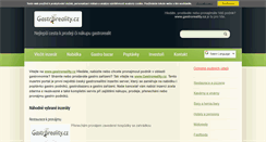 Desktop Screenshot of gastroreality.cz