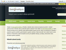 Tablet Screenshot of gastroreality.cz
